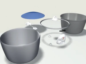 炊飯器 3Dモデル