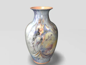 decorative vase 4 3D Model