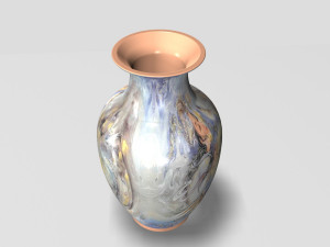 decorative vase 4 3D मॉडल