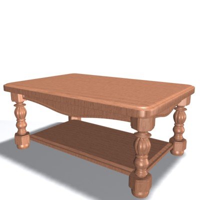 antique table 3D 模型 .c4d .max .obj .3ds .fbx .stl .blend