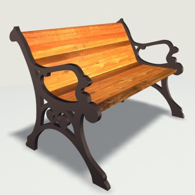 park table Model 3D .c4d .max .obj .3ds .fbx .stl .blend 