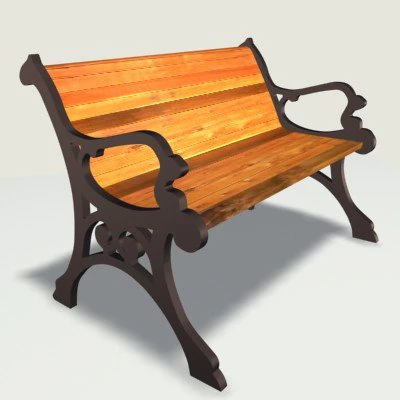 park table 3D Model .c4d .max .obj .3ds .fbx .stl .blend