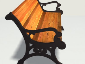 park table Model 3D
