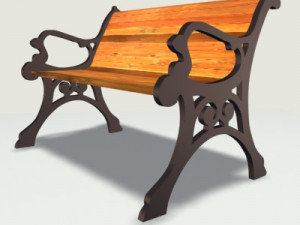 park table Model 3D