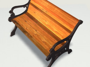 park table Model 3D