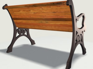 park table Model 3D