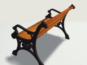 park table Model 3D