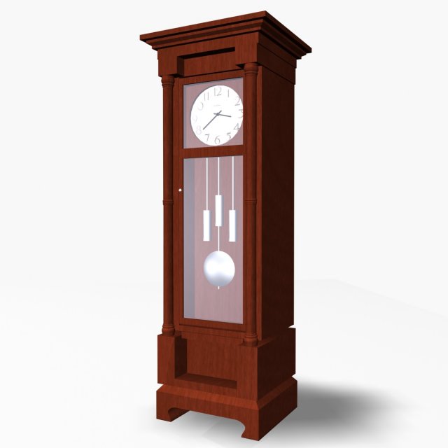 classic clock 3D Model .c4d .max .obj .3ds .fbx .stl .blend 