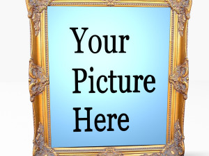classic frame Modelo 3D