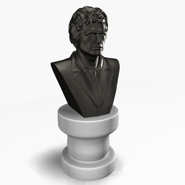 bust1 3D Model .c4d .max .obj .3ds .fbx .stl .blend 