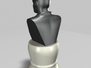 male bust statue 2 3D Модель