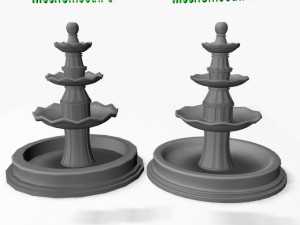 fountain01 3D 模型