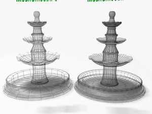 fountain01 3D 模型