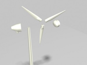 wind turbine 1 3D Модель