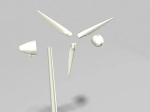 wind turbine 1 3D Model