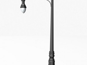 vintage streetlight 2192011 3D Model