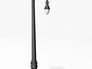 vintage streetlight 2192011 3D Model