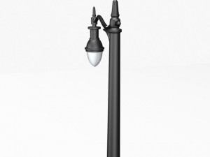 vintage streetlight 2192011 3D Model
