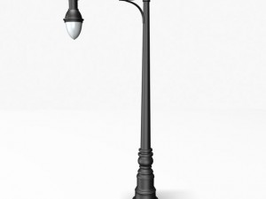 vintage streetlight 2192011 3D Model
