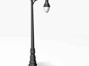 vintage streetlight 2192011 3D Model