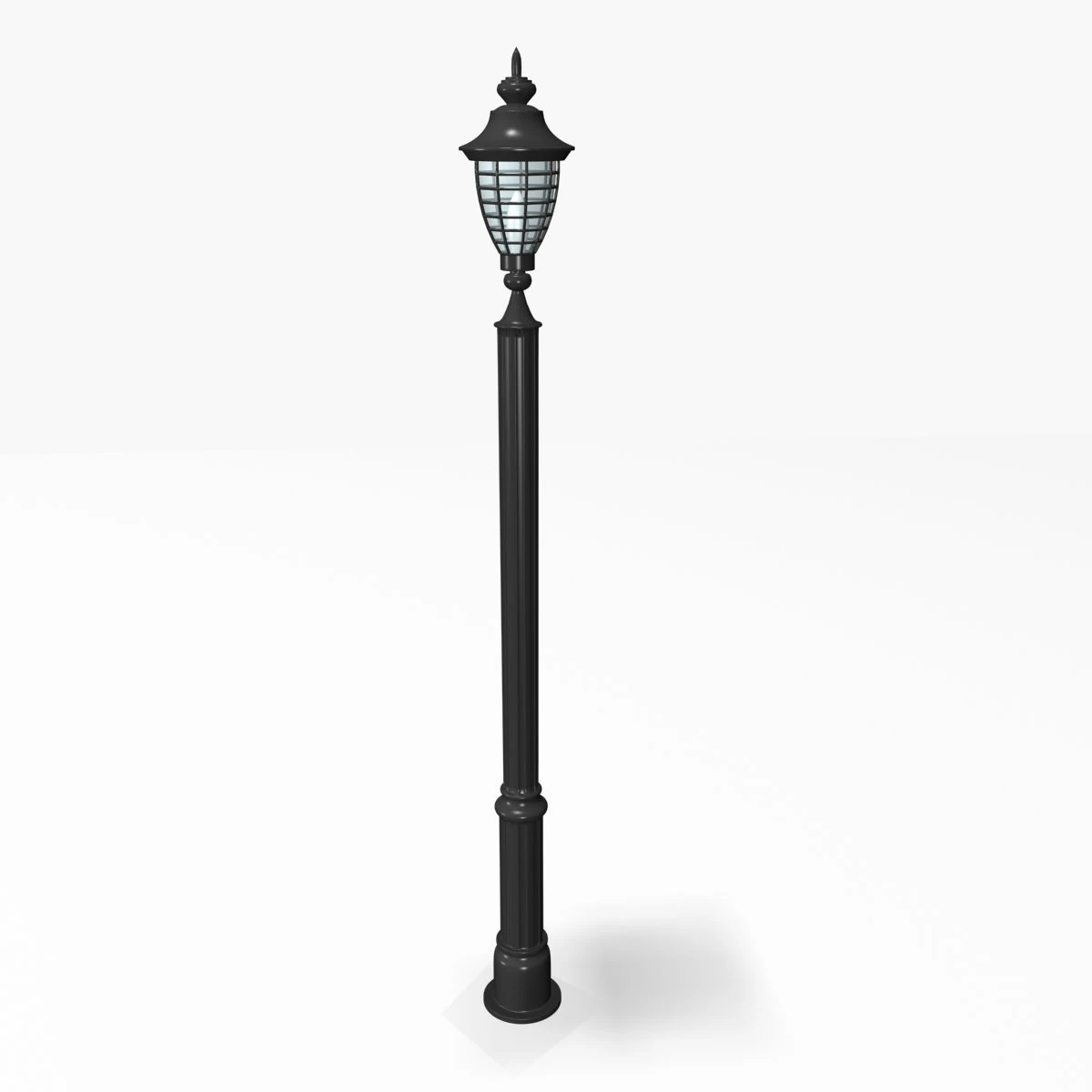 vintage streetlight 2292011 3D Model .c4d .max .obj .3ds .fbx .stl .blend 