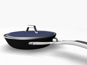 flat bottom wok pan 12011 Model 3D