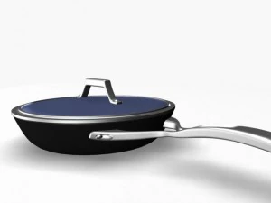 flat bottom wok pan 12011 3D Model
