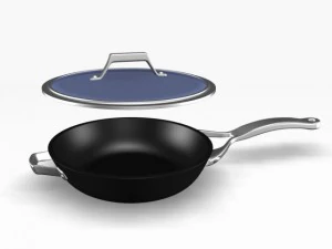 flat bottom wok pan 12011 3D Model