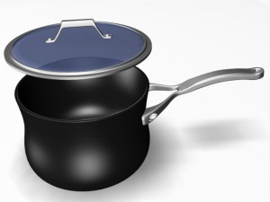 saucepan with lid 12011 3D Модель