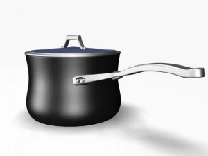saucepan with lid 12011 3D Model