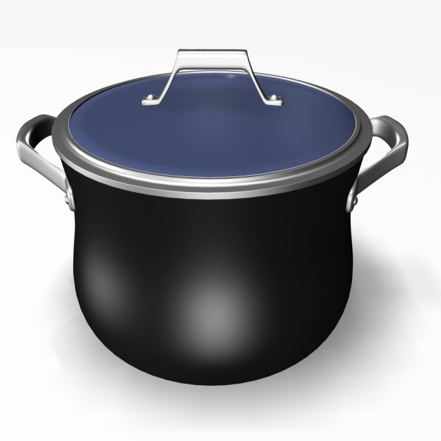 soup pot12011 3D Model .c4d .max .obj .3ds .fbx .stl .blend 