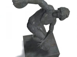 discus thrower statue 3D Модель