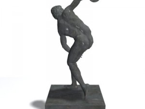 discus thrower statue 3D Модель