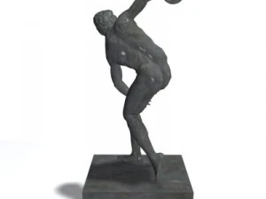 discus thrower statue 3D Model