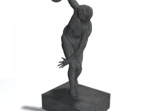 discus thrower statue 3D Модель