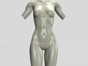 female torso statue 12011 3D Model
