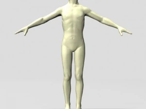 无头男模特01 3D 模型
