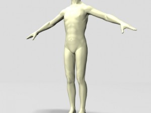 headless male mannequin 01 3D मॉडल