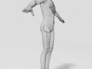 headless male mannequin 01 3D Model