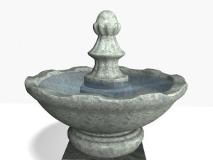 animated fountain 12011 Modelo 3D