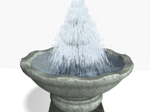 animated fountain 12011 Modelo 3D