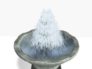 animated fountain 12011 Modelo 3D