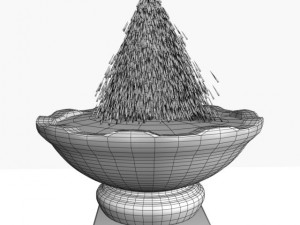 animated fountain 12011 Modelo 3D