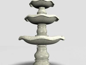 tiered fountain 012011 3D Model