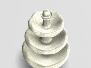 tiered fountain 012011 3D Model
