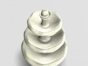 tiered fountain 012011 3D Model