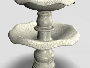 tiered fountain 012011 3D Model