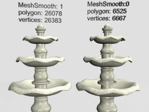 tiered fountain 012011 3D Model