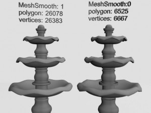 tiered fountain 012011 3D Model