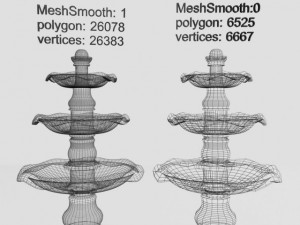 tiered fountain 012011 3D Model
